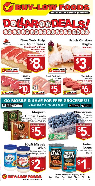 Buy-Low Foods Flyer August 2 to 8