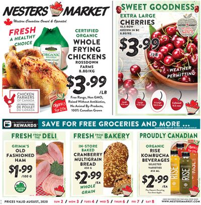 Nesters Market Flyer August 2 to 8