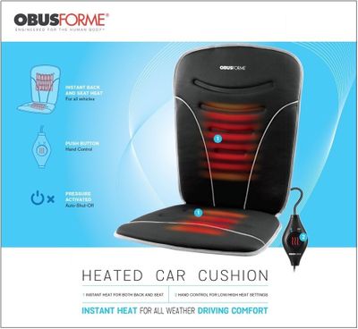 Obusforme Heated Cushion on Sale for $69.99 at Canadian Tire Canada