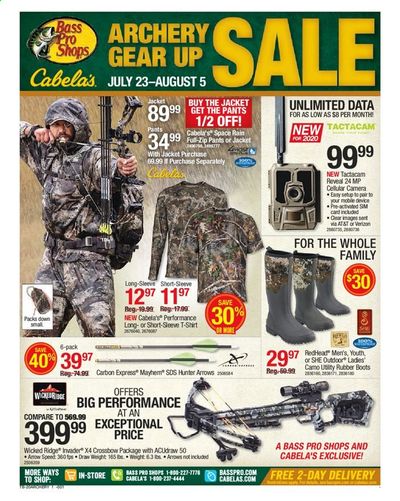 Bass Pro Shops Weekly Ad July 23 to August 5