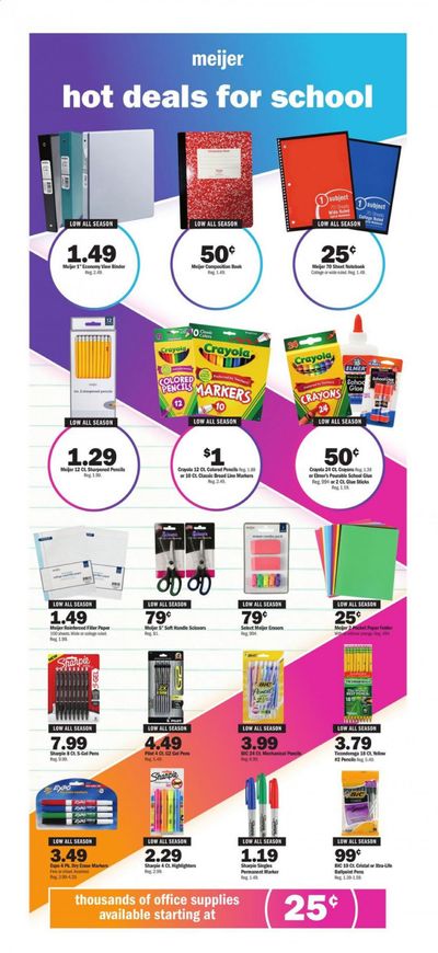 Meijer Weekly Ad August 2 to August 8