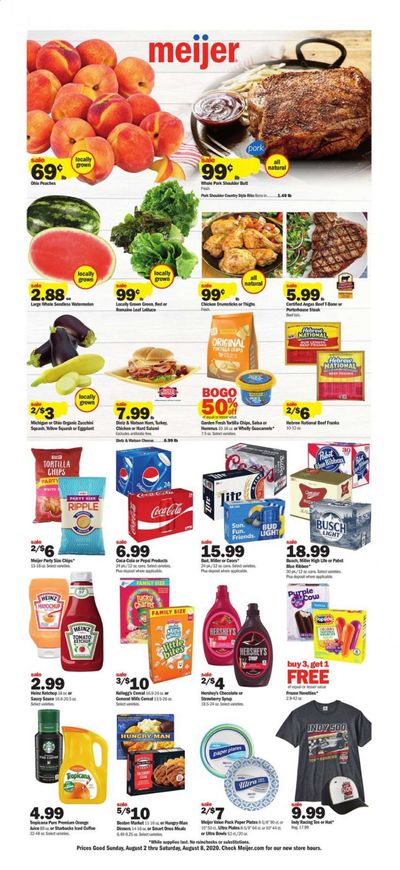 Meijer (IN) Weekly Ad August 2 to August 8