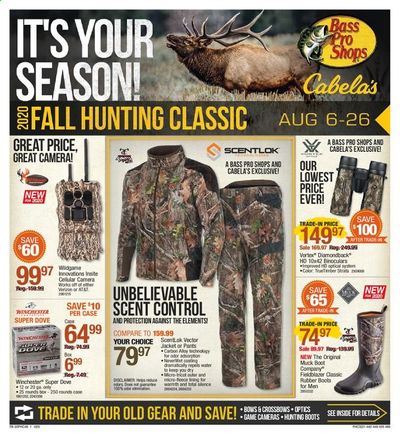Bass Pro Shops Weekly Ad August 6 to August 26