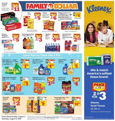 Family Dollar Weekly Ad August 2 to August 8