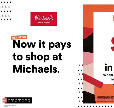 Michaels Weekly Ad August 2 to August 8