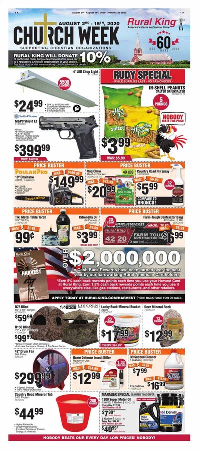 Rural King Weekly Ad August 2 to August 15
