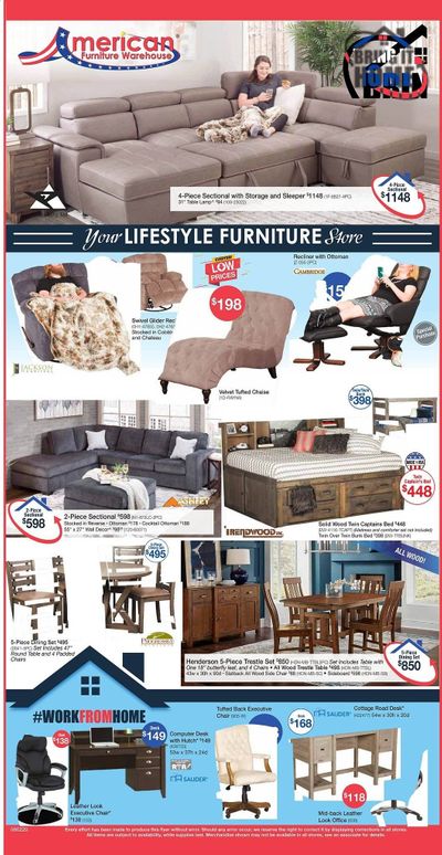 American Furniture Warehouse (AZ) Weekly Ad August 2 to August 8