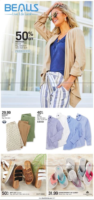 Bealls Florida Weekly Ad August 2 to August 15
