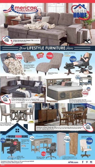 American Furniture Warehouse (CO) Weekly Ad August 2 to August 8