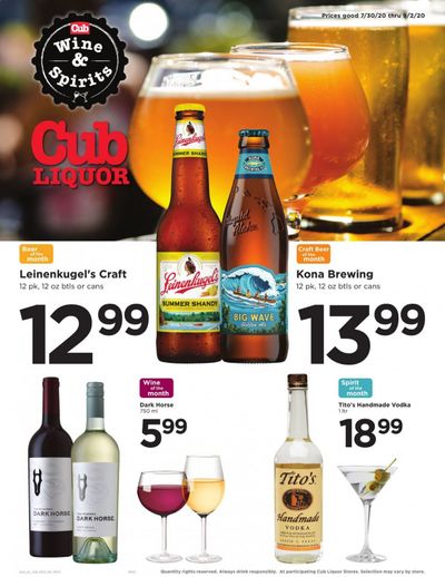 Cub Foods Weekly Ad July 30 to September 2