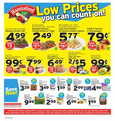 Hannaford (MA) Weekly Ad August 2 to August 8