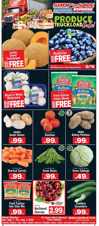Shop ‘n Save (Pittsburgh) (MD, PA, WV) Weekly Ad August 1 to August 7