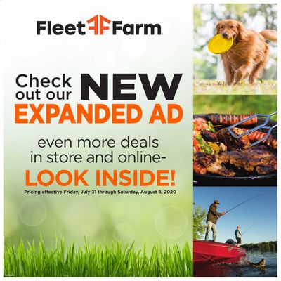 Fleet Farm Weekly Ad July 31 to August 8