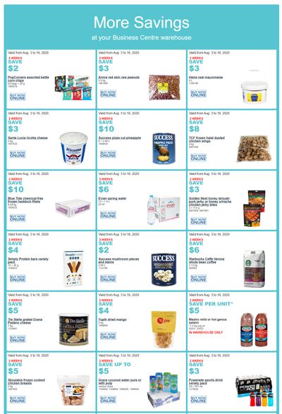 Costco Business Centre (Scarborough, ON) Instant Savings Flyer August 3 to 16