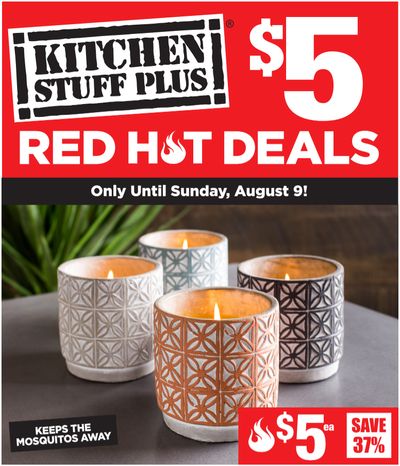 Kitchen Stuff Plus Canada Red Hot Sale: $5 Deals, 66% Dots Folding Step Stool – Small + More