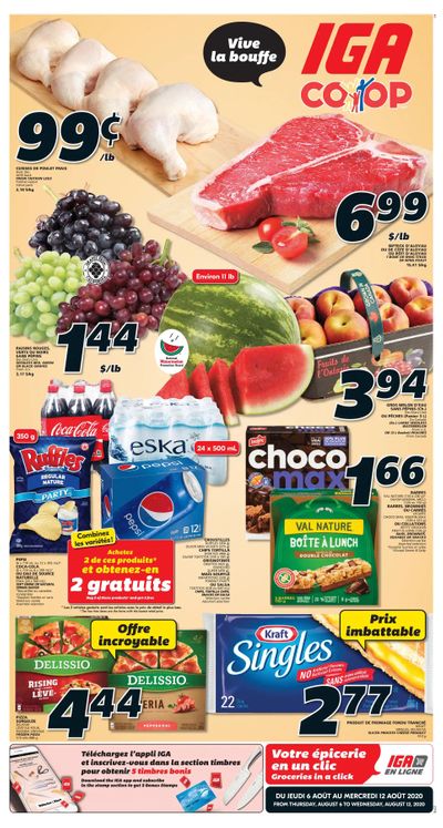 IGA (NB) Flyer August 6 to 12