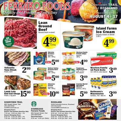Ferraro Foods Flyer August 4 to 17