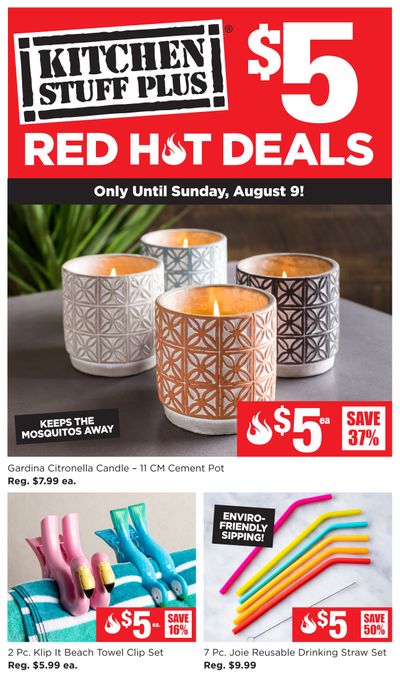 Kitchen Stuff Plus Red Hot Deals Flyer August 4 to 9