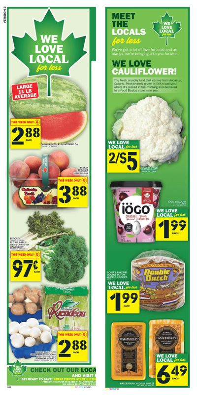 Food Basics (Hamilton Region) Flyer August 6 to 12