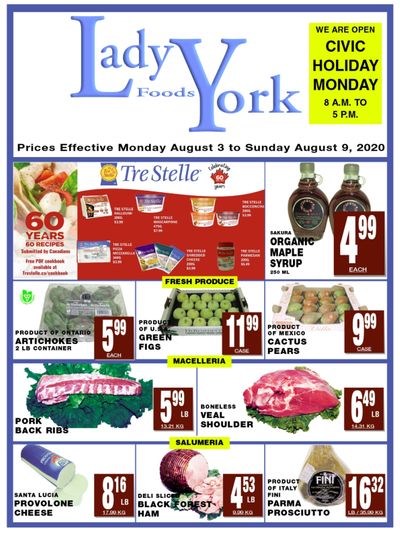 Lady York Foods Flyer August 3 to 9
