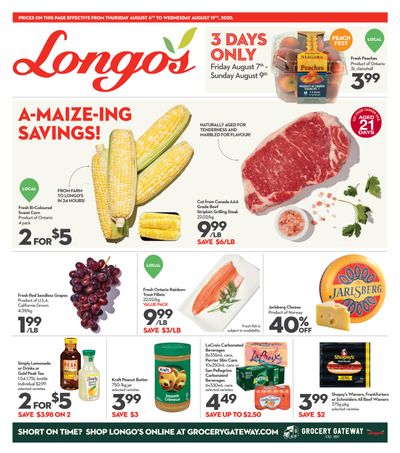 Longo's Flyer August 6 to 19