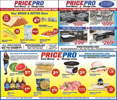 Price Pro Flyer August 5 to 11