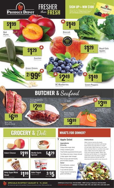 Produce Depot Flyer August 5 to 11