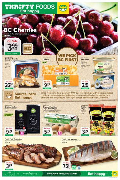 Thrifty Foods Flyer August 6 to 12