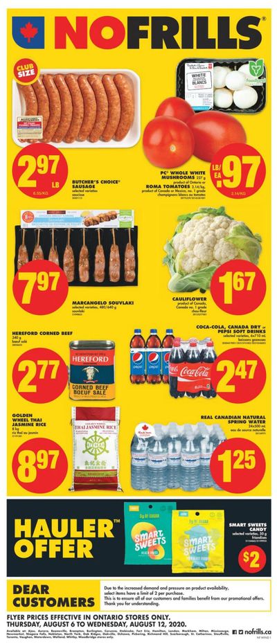 No Frills (ON) Flyer August 6 to 12