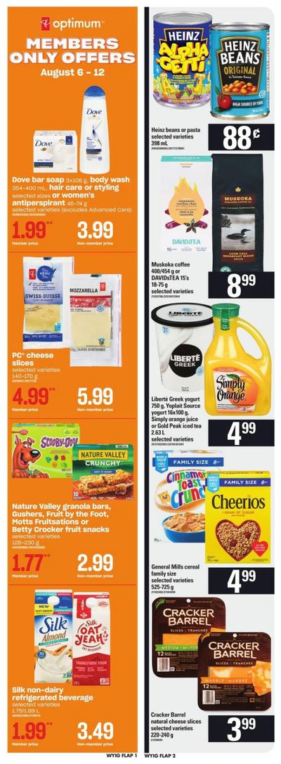 Loblaws City Market (West) Flyer August 6 to 12