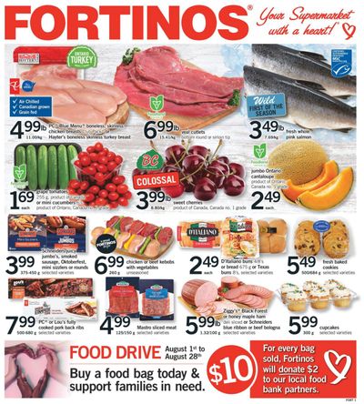 Fortinos Flyer August 6 to 12