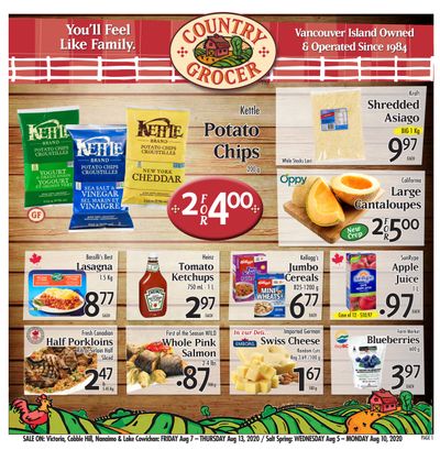 Country Grocer (Salt Spring) Flyer August 5 to 10