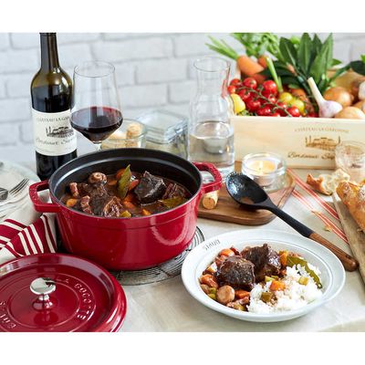 Staub Enameled 6.6 L (7 qt.) Round Cast Iron Covered Casserole On Sale for $199.99 Costco Canada