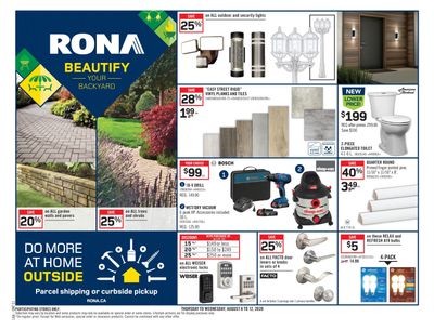 Rona (ON) Flyer August 6 to 12