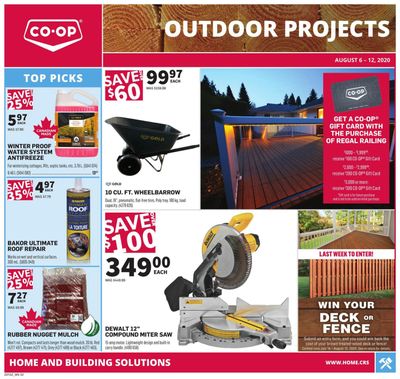 Co-op (West) Home Centre Flyer August 6 to 12