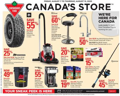 Canadian Tire (ON) Flyer August 7 to 13