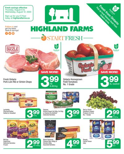 Highland Farms Flyer August 6 to 12