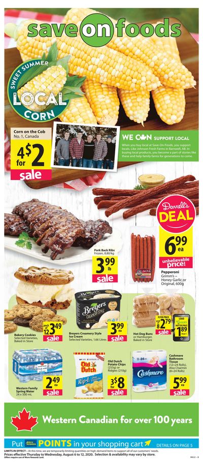 Save on Foods (AB) Flyer August 6 to 12