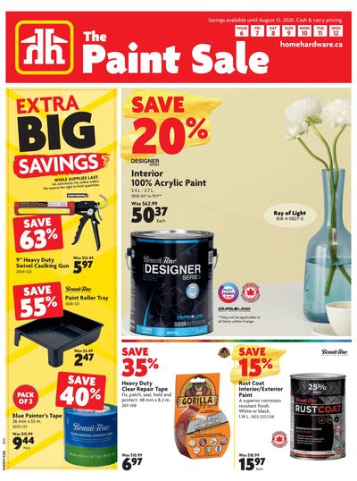 Home Hardware (BC) Flyer August 6 to 12