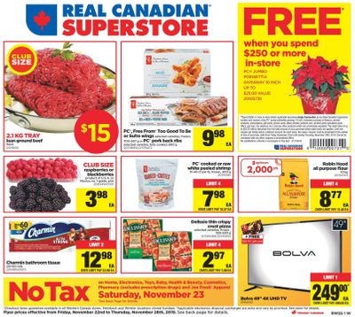 Real Canadian Superstore (West) Flyer November 22 to 28
