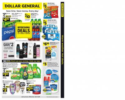 Dollar General Weekly Ad August 2 to August 8