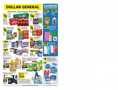 Dollar General (SC) Weekly Ad August 2 to August 8 Dollar General (SC) Weekly Ad August 2 to August 8