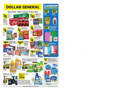 Dollar General (NC) Weekly Ad August 2 to August 8