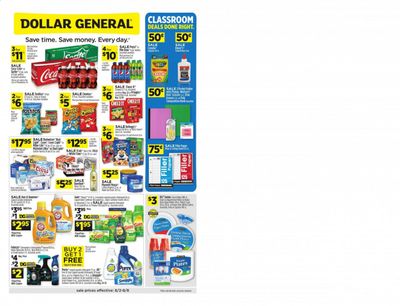 Dollar General (CA, NV) Weekly Ad August 2 to August 8