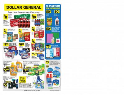 Dollar General (TX) Weekly Ad August 2 to August 8 Dollar General (TX) Weekly Ad August 2 to August 8