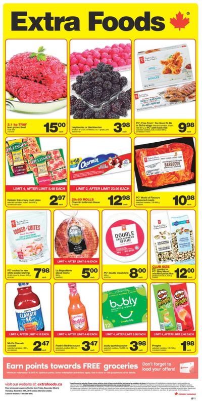 Extra Foods Flyer November 22 to 28