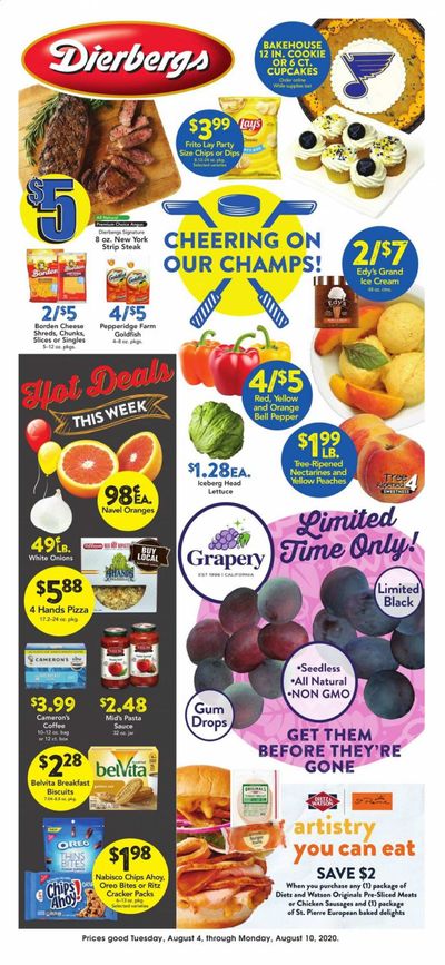 Dierbergs (IL, MO) Weekly Ad August 4 to August 10