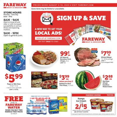 Fareway Weekly Ad August 4 to August 10