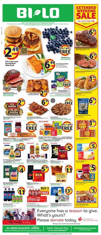 BI-LO (SC) Weekly Ad August 5 to August 11