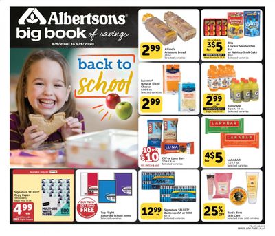 Albertsons Weekly Ad August 5 to September 1 Albertsons Weekly Ad August 5 to September 1